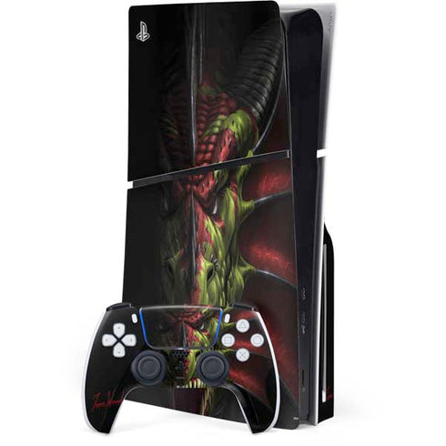 Lair of Shadows Dragon by Tom Wood PlayStation PS5 Skins